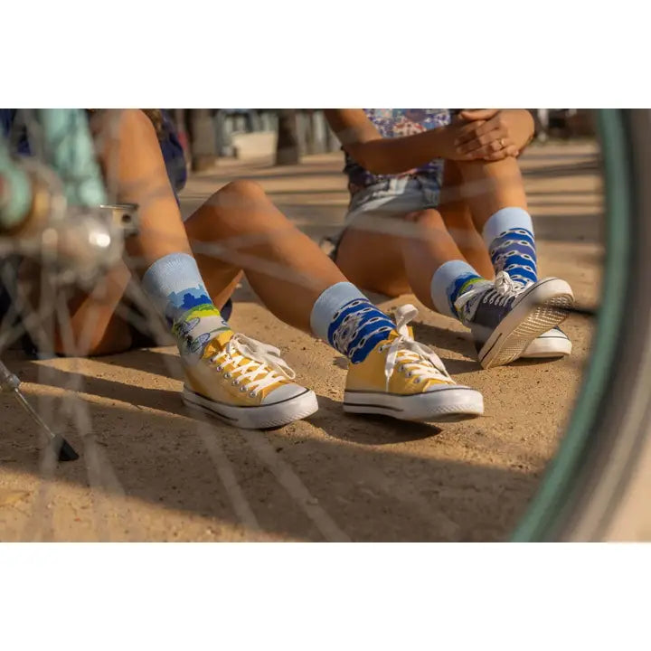 Socken Fahrradliebe - bunt & besonders