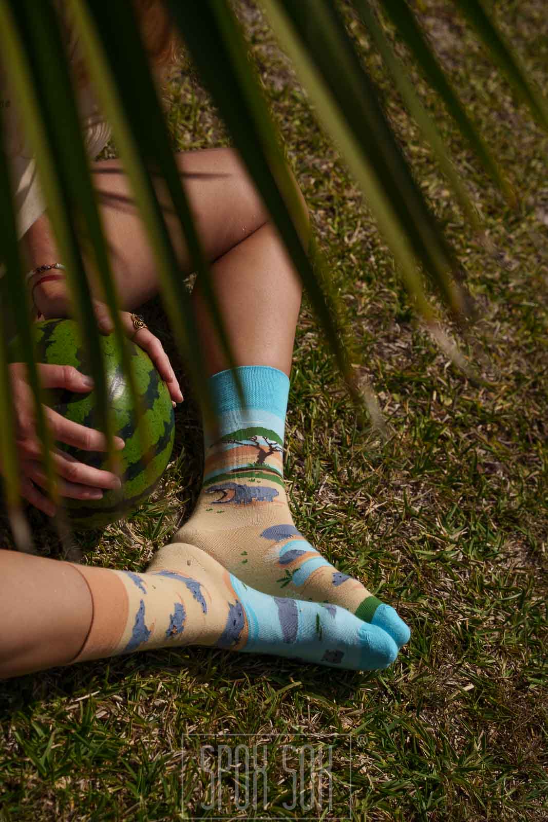 Socken Nilpferd - bunt & besonders