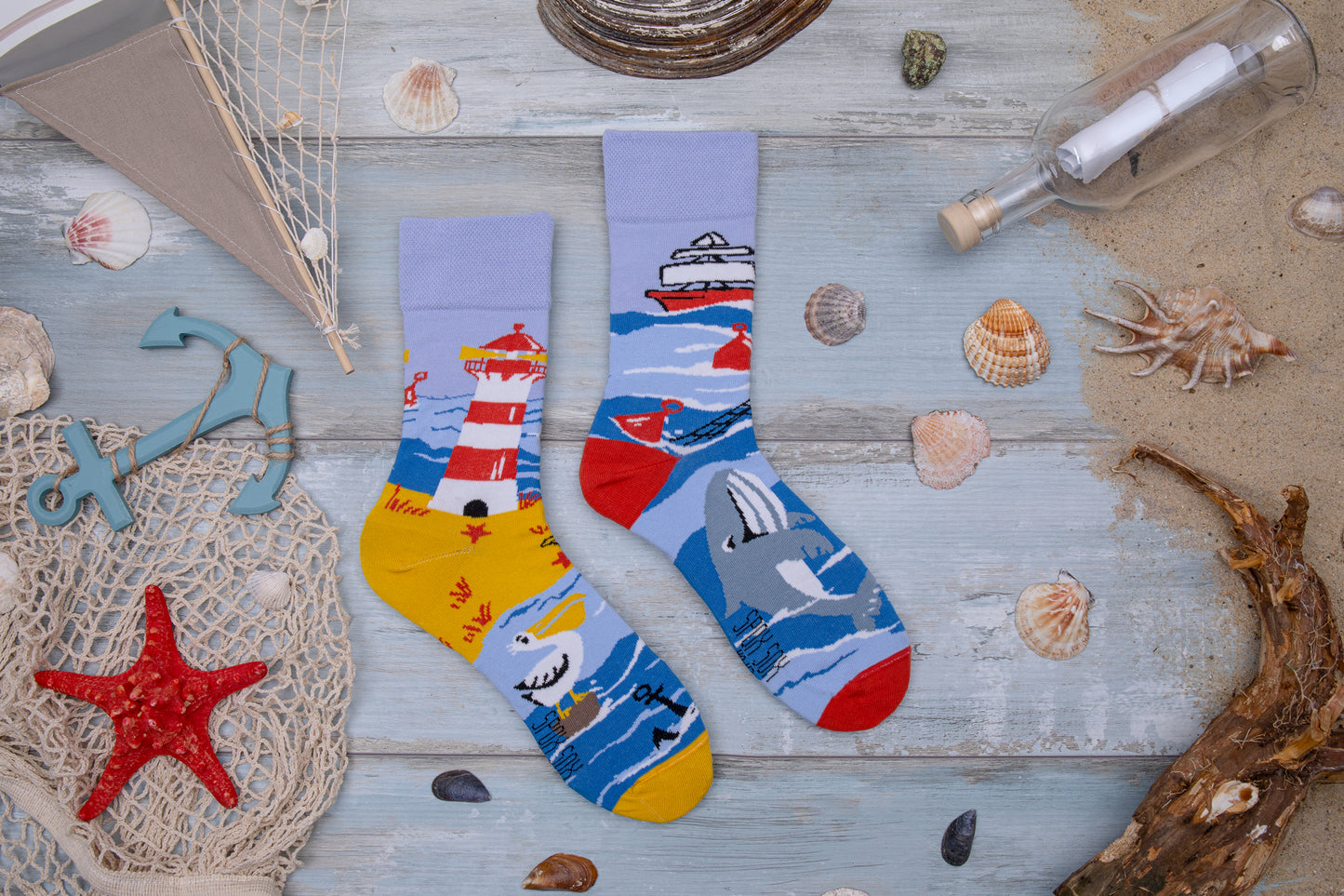 Socken Meer - bunt & besonders