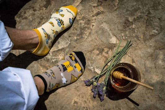 Sneakersocken Bienen - bunt & besonders