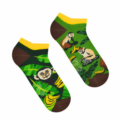 Sneakersocken Affen - bunt & besonders