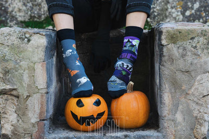Socken Halloweenzauber