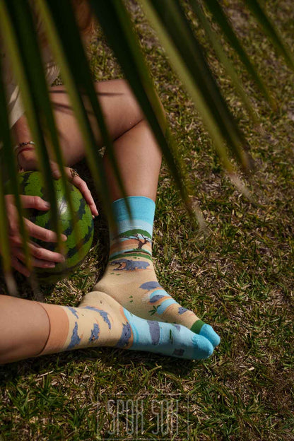Socken Nilpferd - bunt & besonders