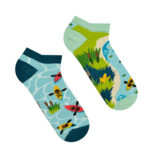 Sneakersocken Kajak - bunt & besonders