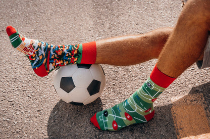 Socken Fußballfieber - bunt & frech