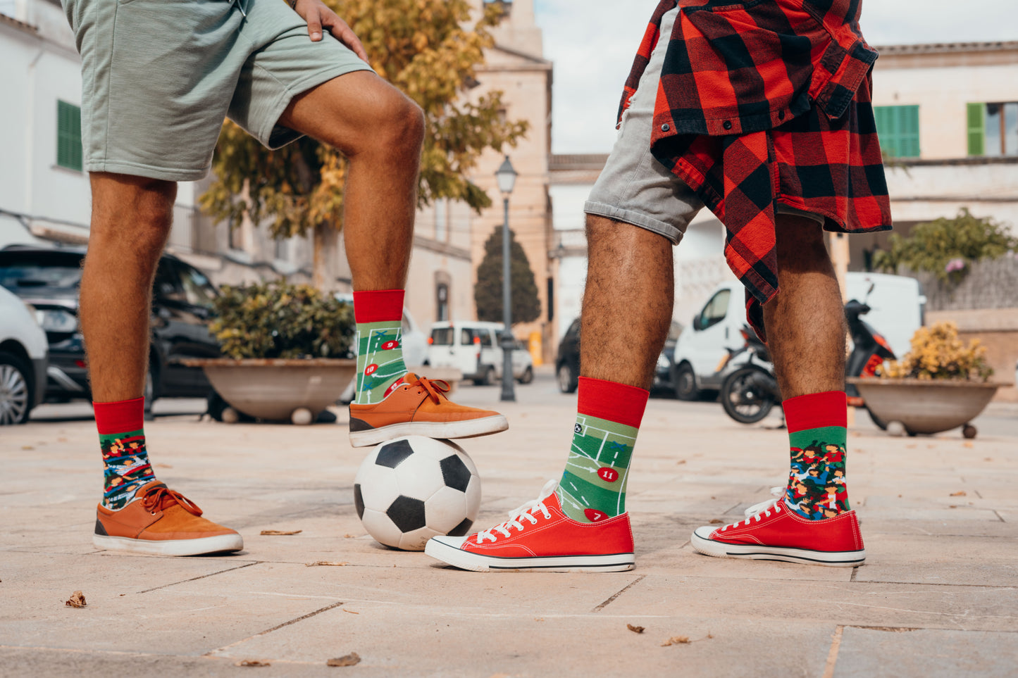 Socken Fußballfieber - bunt & frech
