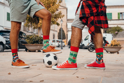 Socken Fußballfieber - bunt & frech