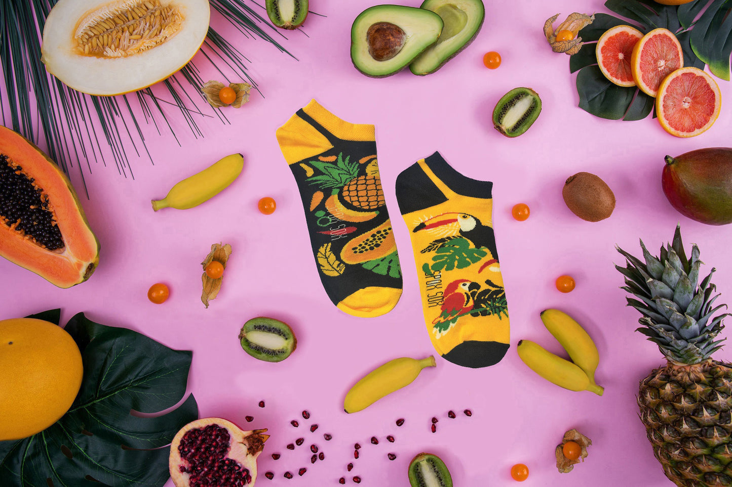 Sneakersocken Tropical - bunt & besonders