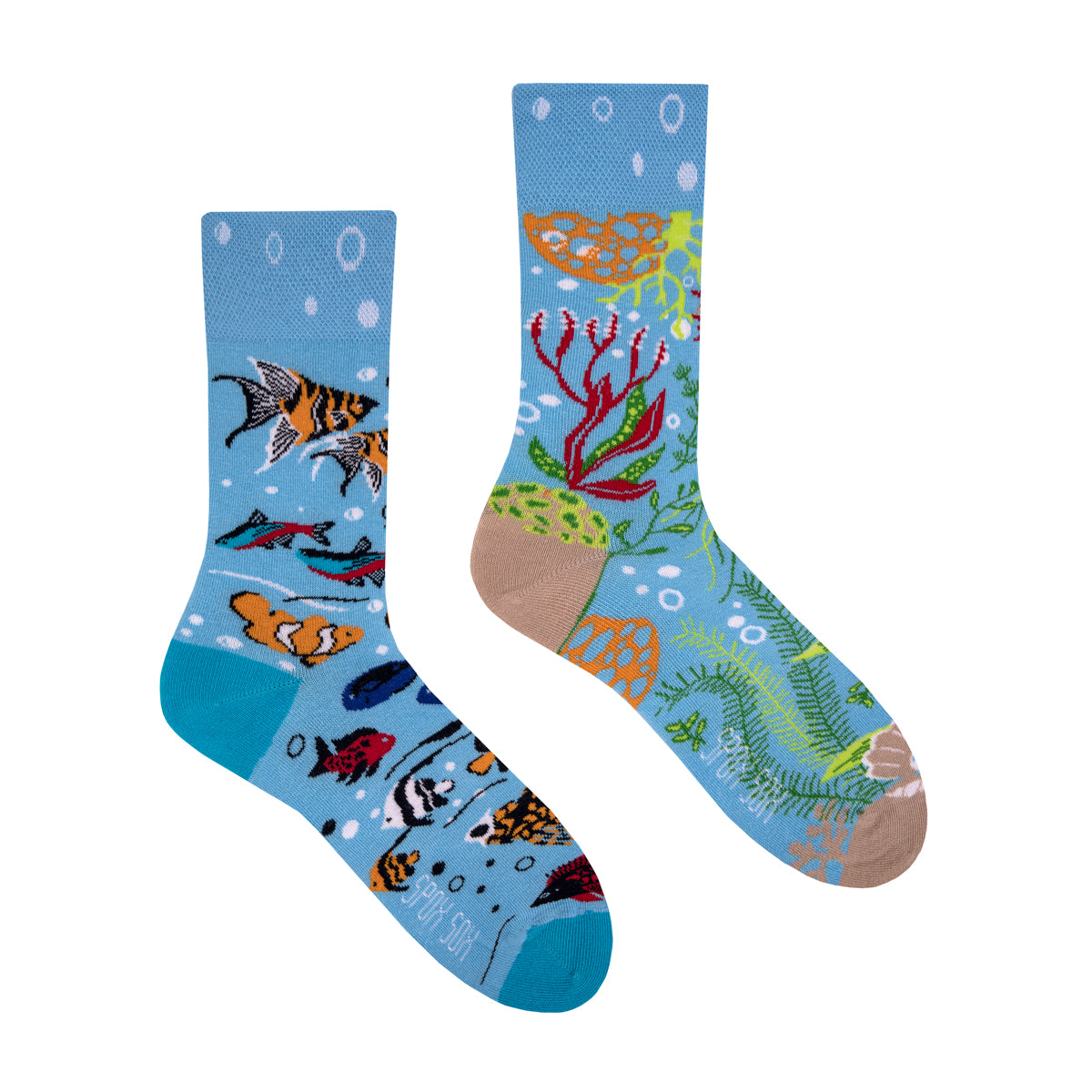Socken Aquarium - bunt & verspielt