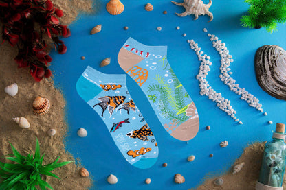Sneakersocken Aquarium - bunt & besonders