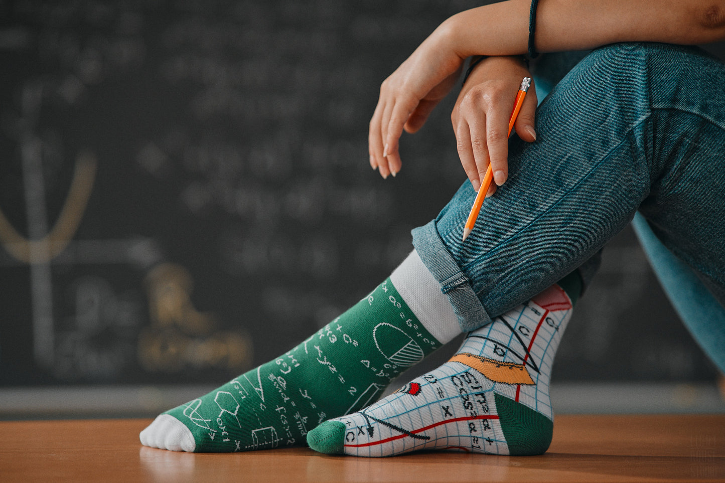 Socken Schule - bunt & besonders