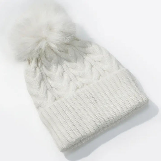 Mütze, Winterzauber - Weiß