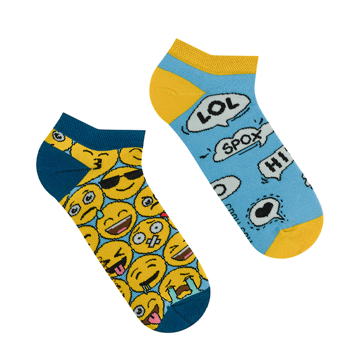 Sneakersocken Emojis - bunt & besonders