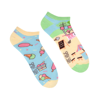 Sneakersocken Eiscreme - bunt & besonders