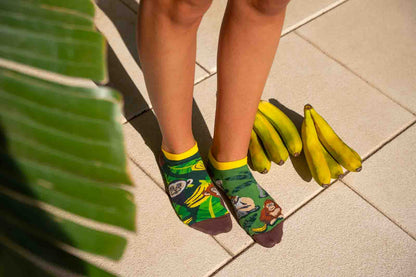 Sneakersocken Affen - bunt & besonders