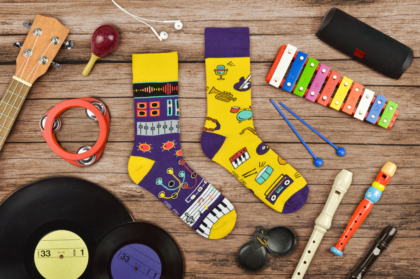 Socken Musik - bunt & besonders