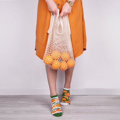 Sneakersocken Orange - bunt & besonders