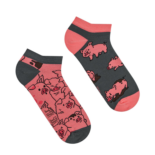 Sneakersocken Glücksschweinchen