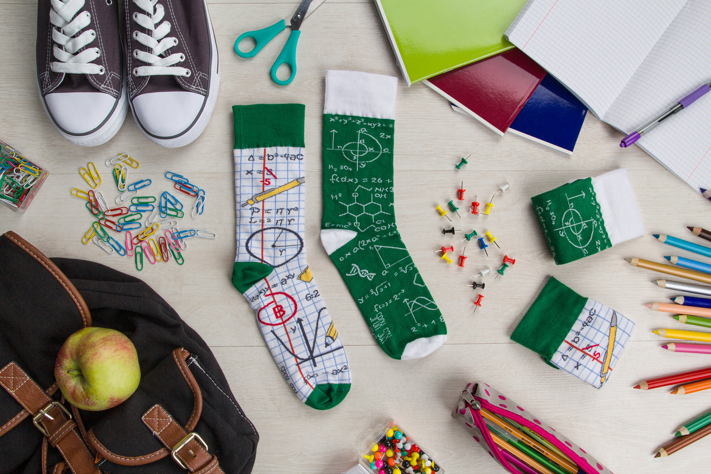 Socken Schule - bunt & besonders