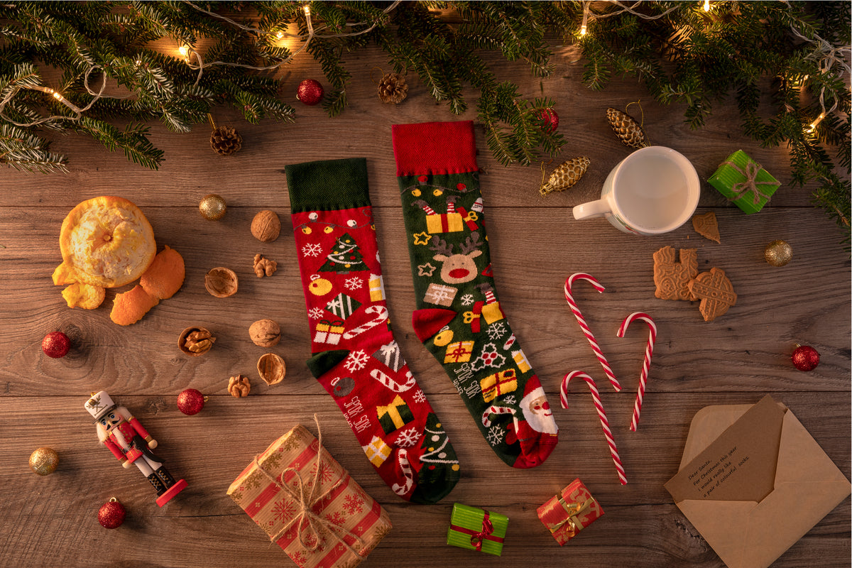 Socken Weihnachtsfreude