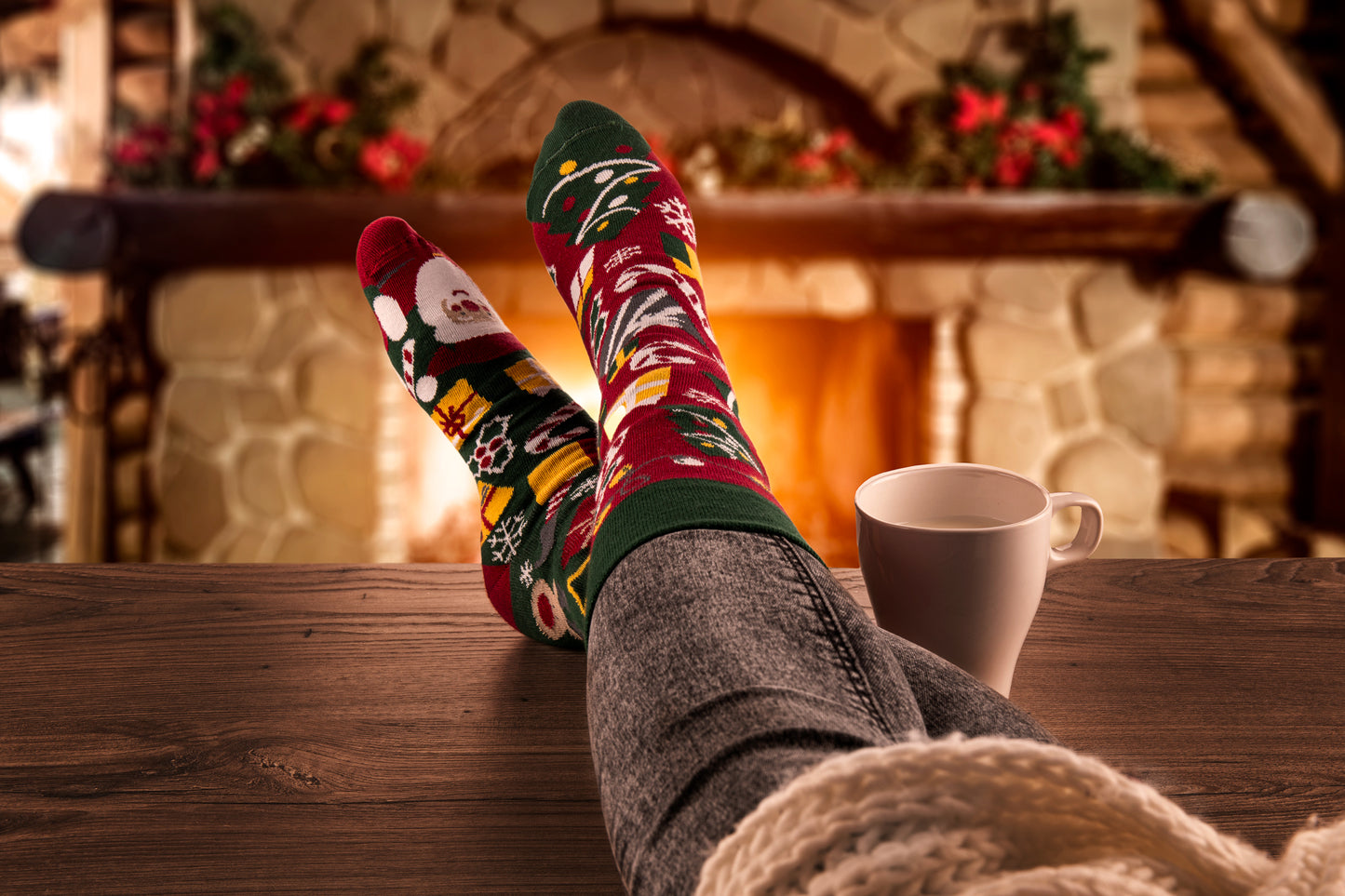 Socken Weihnachtsfreude